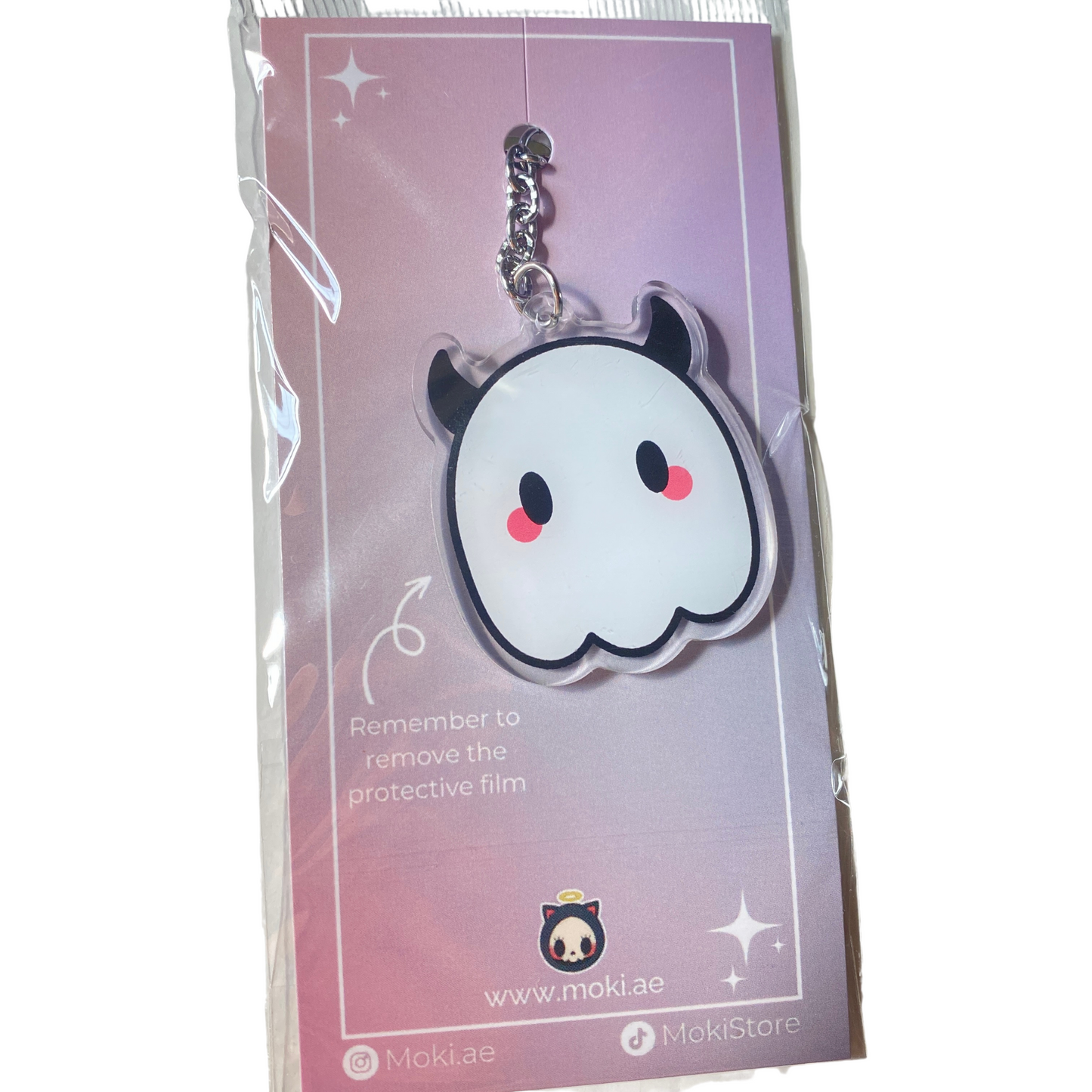 Mr. Ghost Keychain