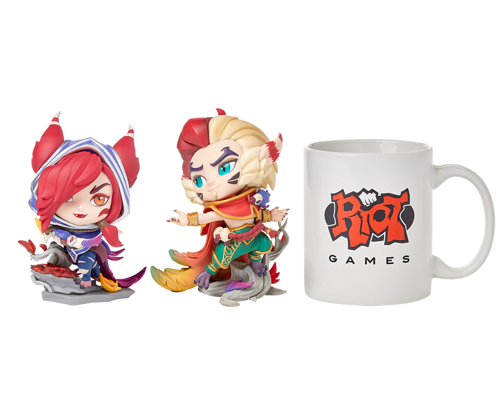 Xayah & Rakan DUO Figure Set
