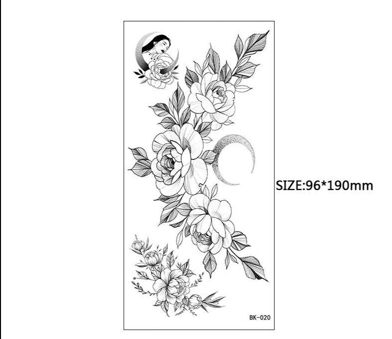 Peony Temporary Tattoo No.5