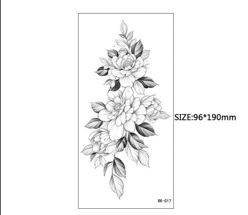 Peony Temporary Tattoo No.7