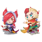 Xayah & Rakan DUO Figure Set