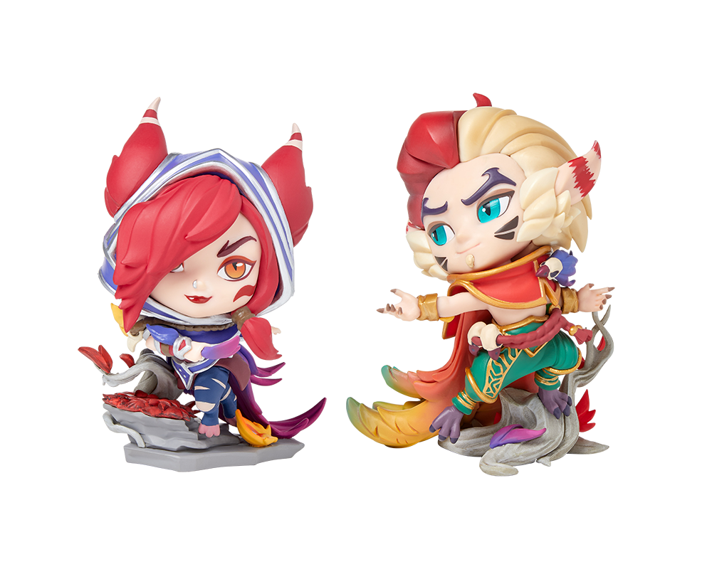 Xayah & Rakan DUO Figure Set