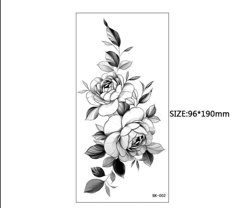 Peony Temporary Tattoo No.4