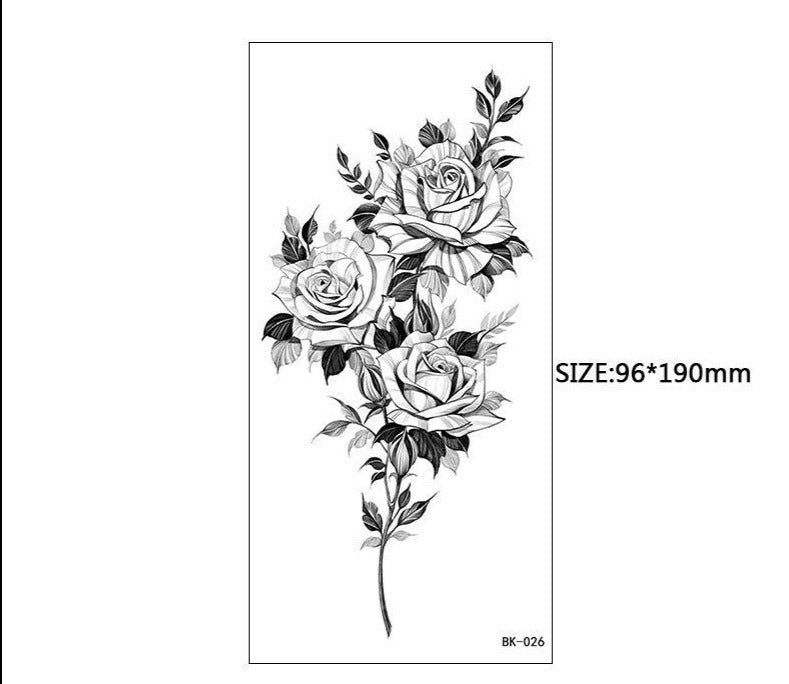 Peony Temporary Tattoo No.6